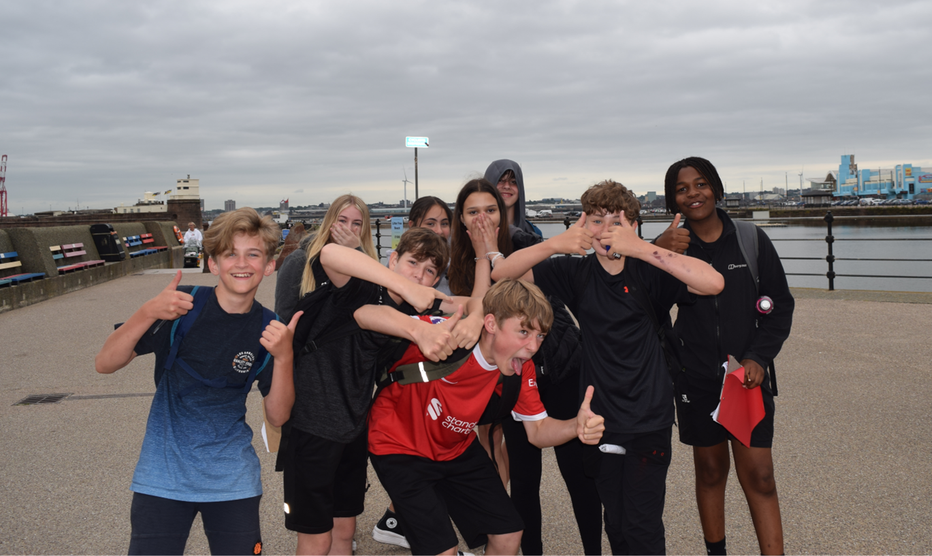 YEAR 8 FIELD TRIP TO NEW BRIGHTON ON THE WIRRAL